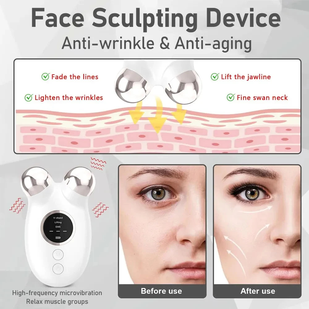 Pro-Lift EMS Microcurrent Facial Sculpting Device | Nurse-Approved At-Home Facial Toning